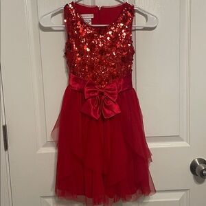 Bonnie Jean Sleeveless Sequin Dress Size 8
